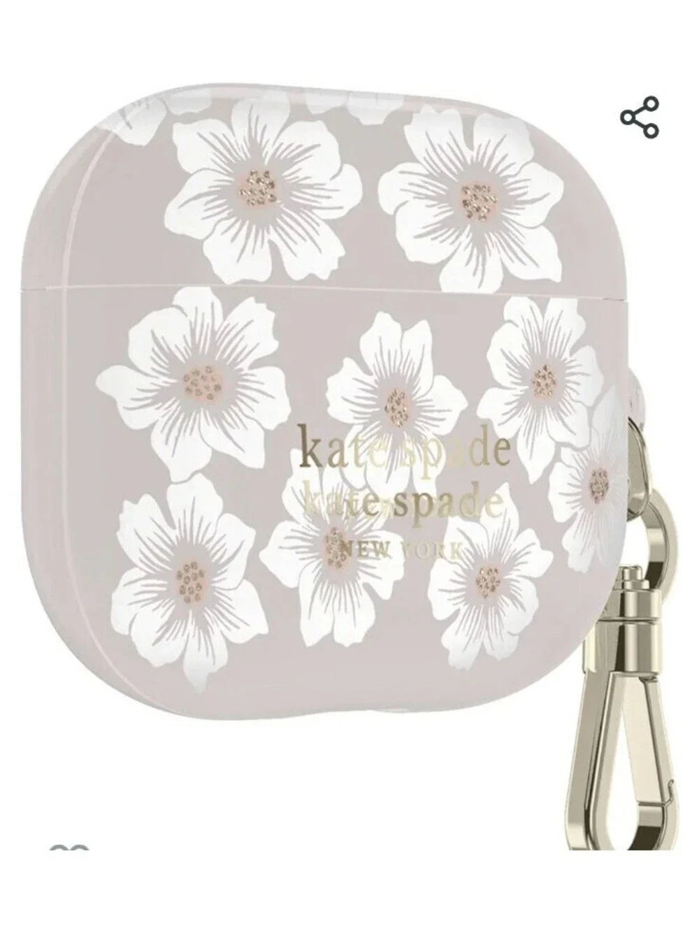Kate Spade New York AirPods Gen 3 Case - Hollyhock Cream/Blush